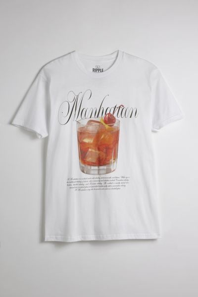 Manhattan Cocktail Graphic Tee