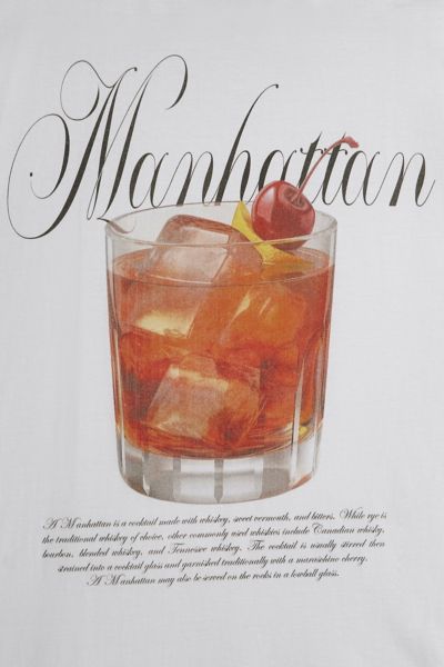 Manhattan Cocktail Graphic Tee