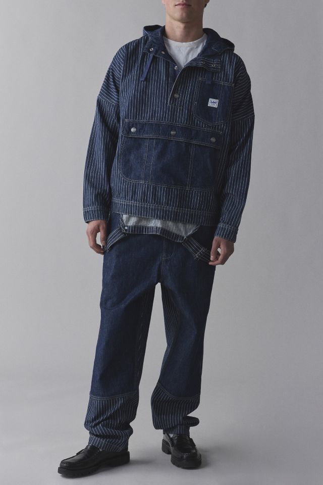 Lee Railroad Stripe Denim Anorak Jacket #2