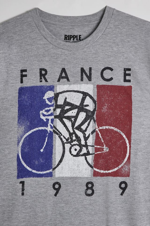 France 1989 Biking Graphic Tee #1