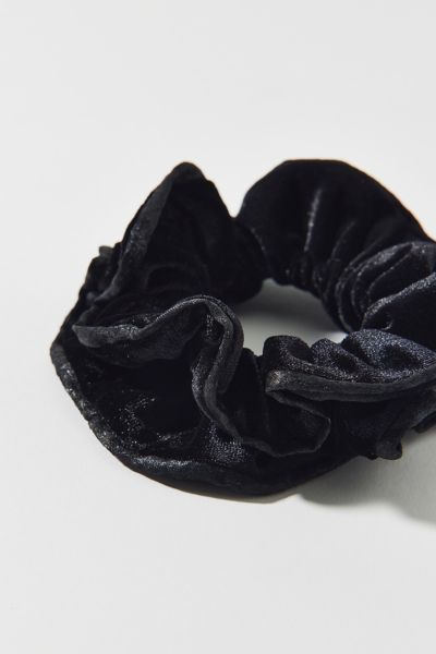 Ruffle Velvet Scrunchie