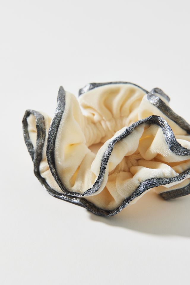 Ruffle Velvet Scrunchie #2