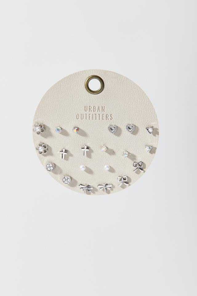 Urban Outfitters Valentina Stud Earring Set in Gold