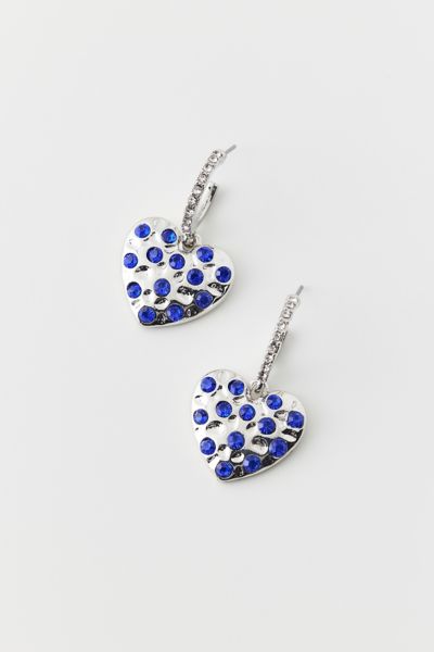 Textured Medium Chunky Hoop Earring