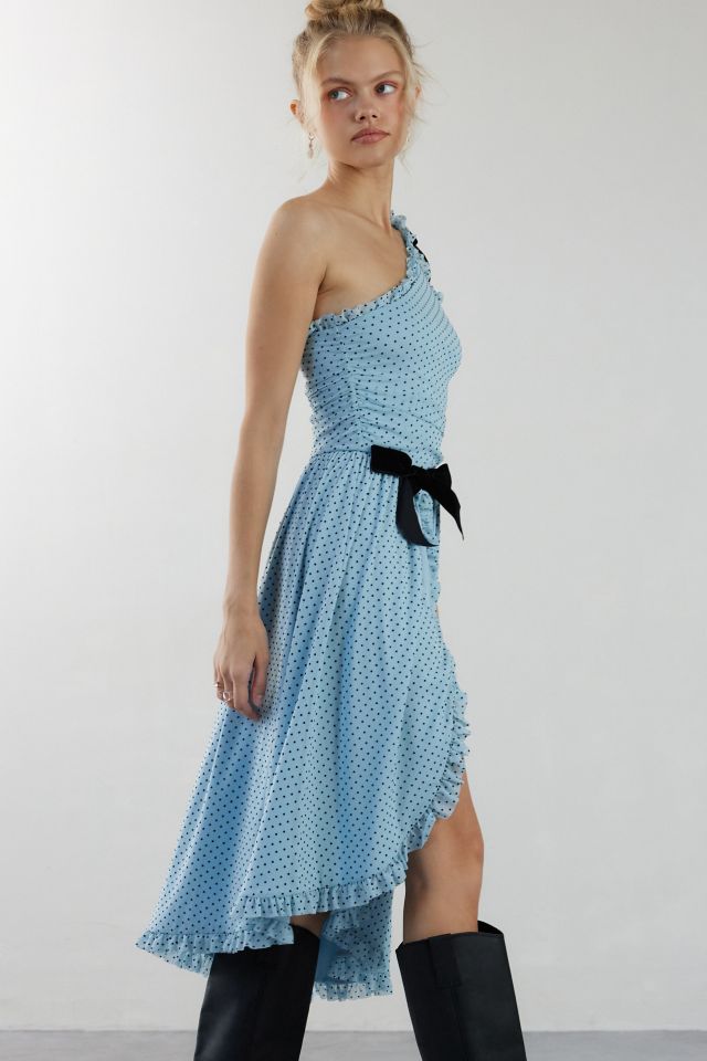Kimchi Blue Virginia One Shoulder Bow Detail Midi Dress #2