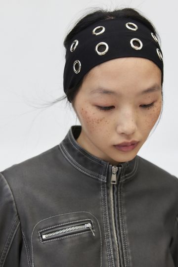 Grommet Soft And Stretchy Wide Headband