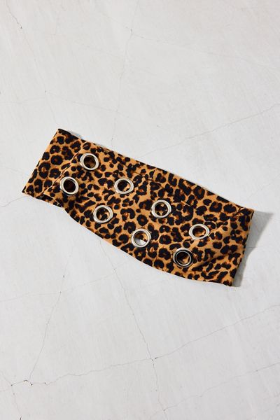 Bandeau large souple et extensible à œillets