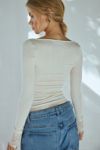 Out From Under Lydia Lace Trim Layering Tee