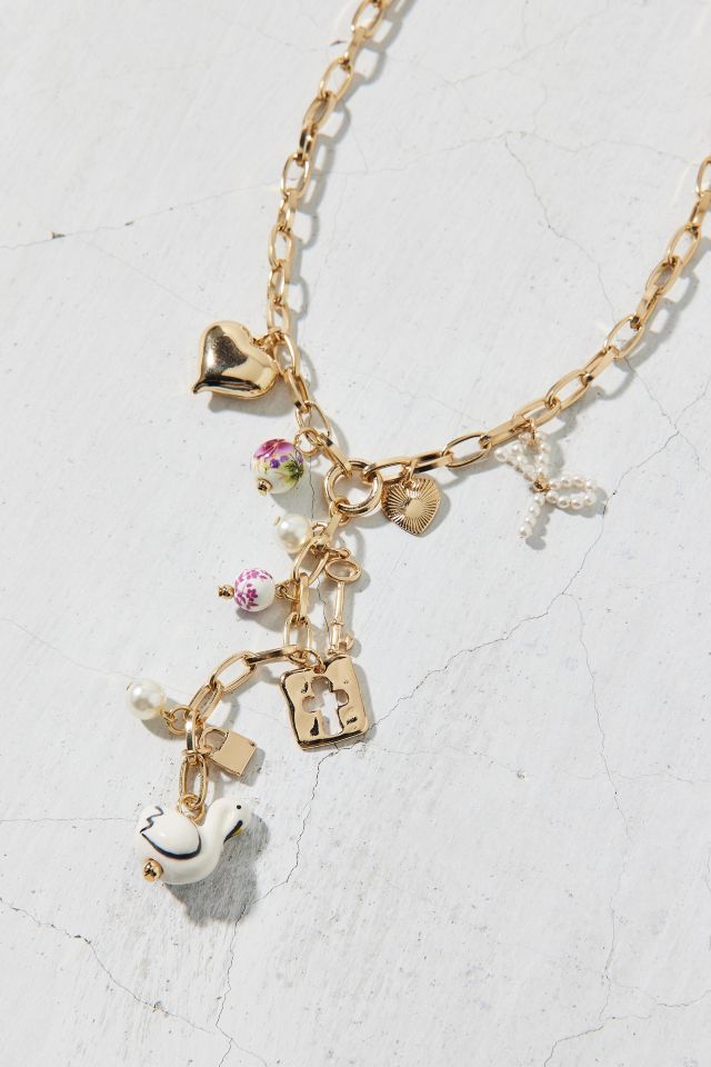 Katherine Lariat Charm Necklace #1