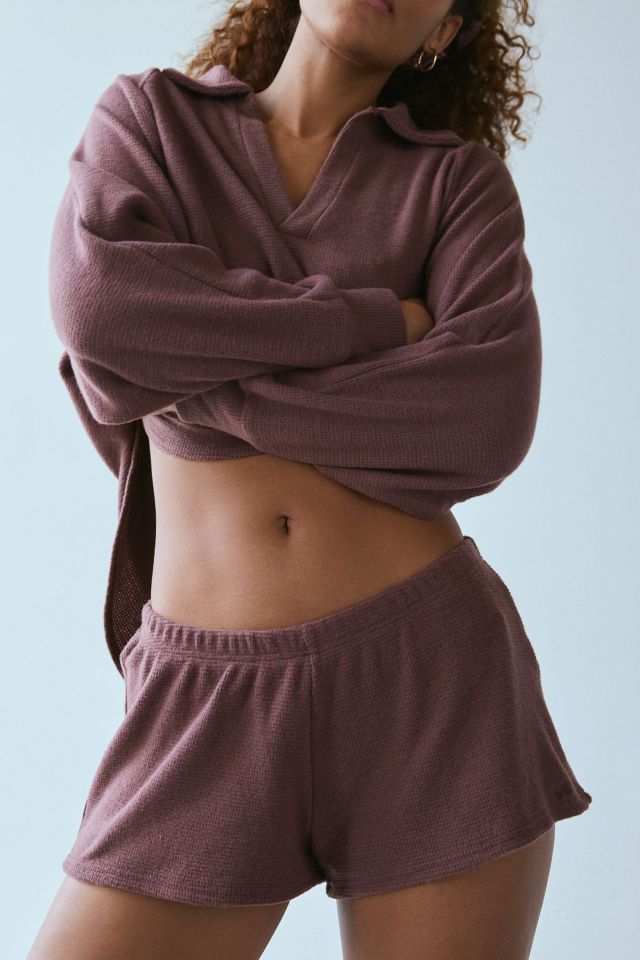 Out From Under Cosima Cozy Waffle Knit Shortie | Urban
