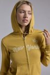 BDG Avril Bowling Embroidered Graphic Zip-Up Hoodie Sweatshirt