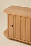 Juliette Fluted Wood Media Storage Console