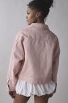 BDG Yuri Striped Canvas Bomber Jacket