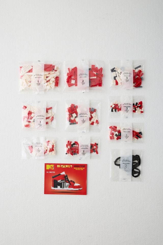 Brickcraft MTV Icon Sneaker Building Brick Set #3