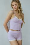 Out From Under Diana Lace Trim Micro Short