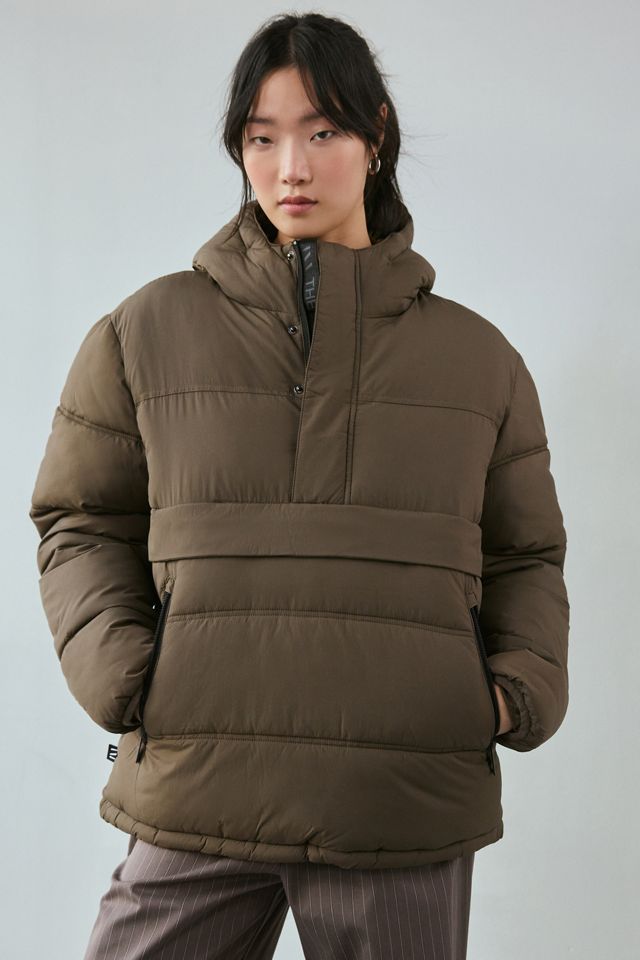 The Very Warm Solid Anorak Puffer Coat #1