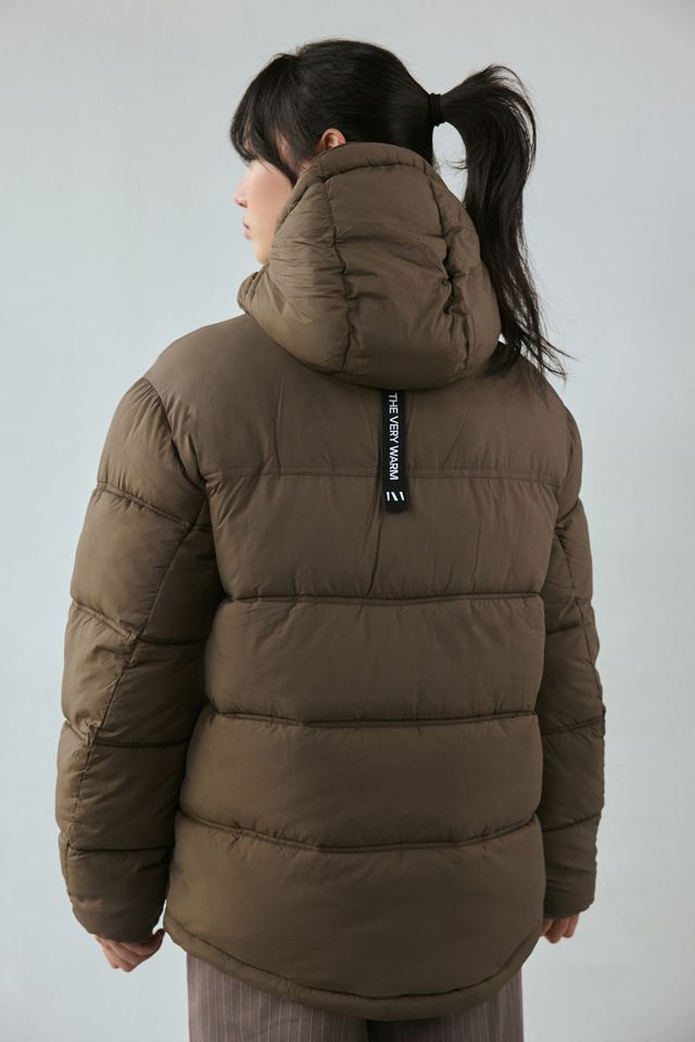 The Very Warm Solid Anorak Puffer Coat #3