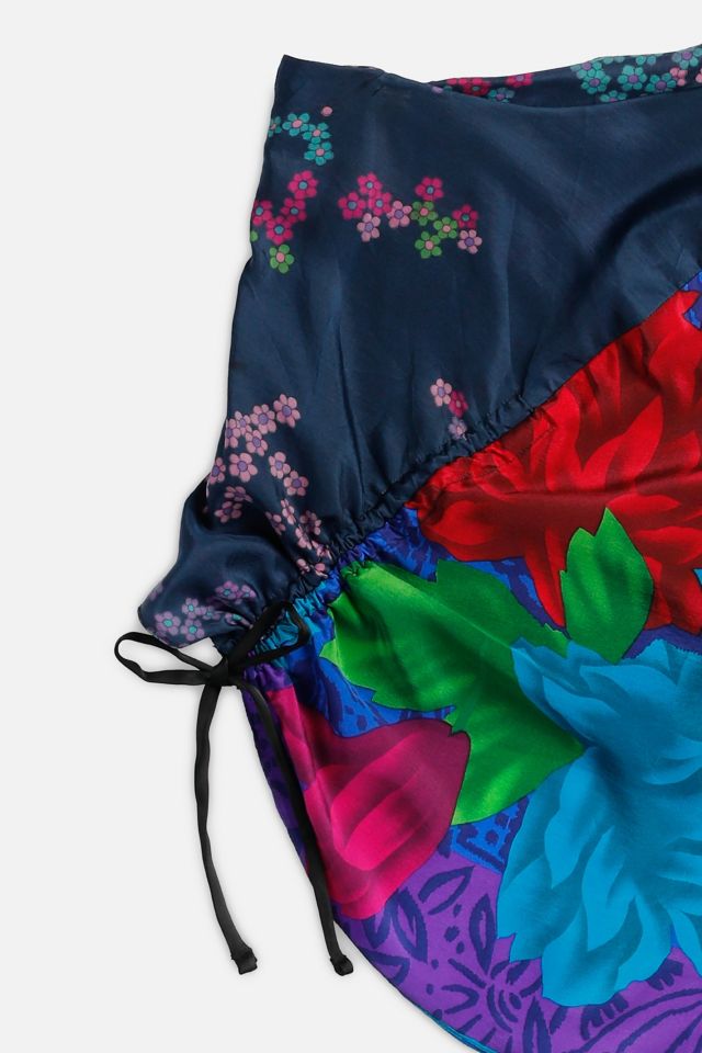 Rework Silk Scarf Ruche Tank 003 #2