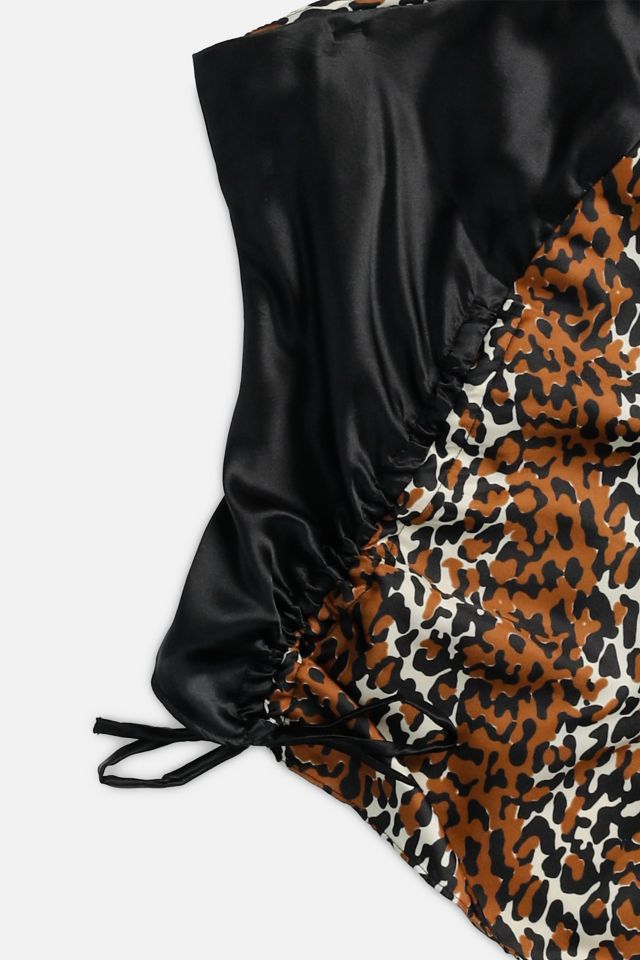 Rework Silk Scarf Ruche Tank 008 #2