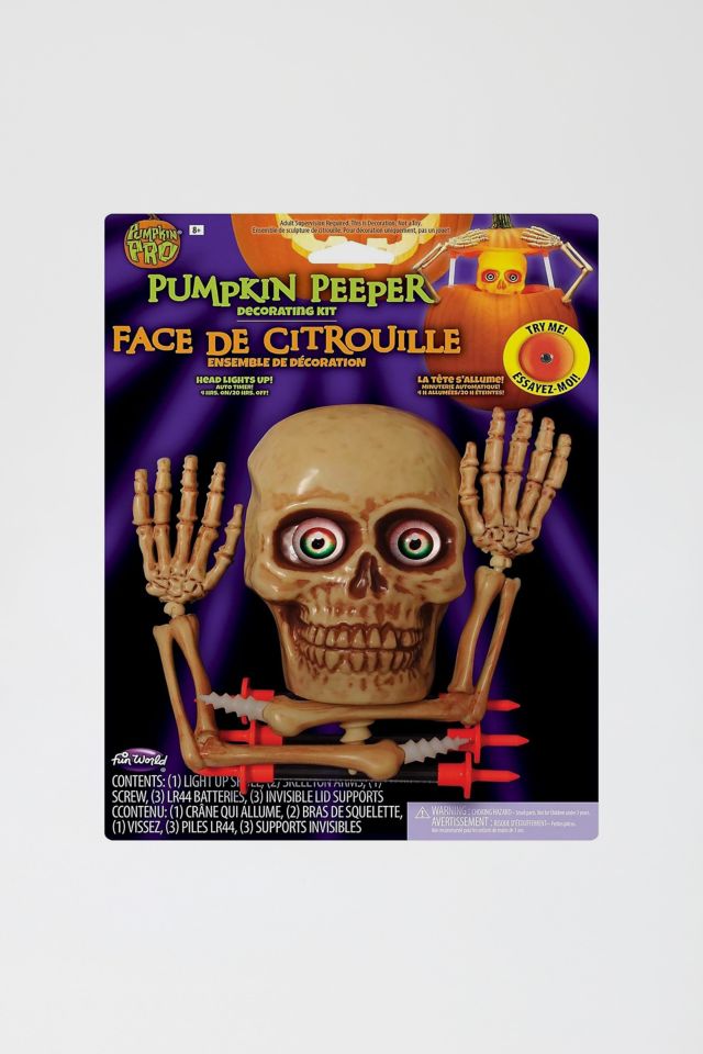Light-Up Pumpkin Peeper Decorating Kit #3