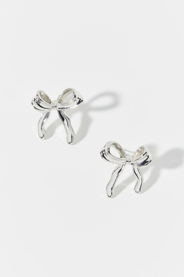 Boucle d'oreille avec nœud en métal #2