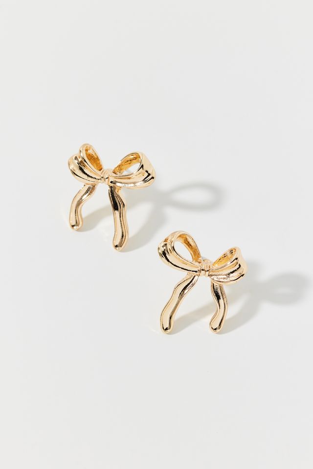 Metal Bow Earring #2