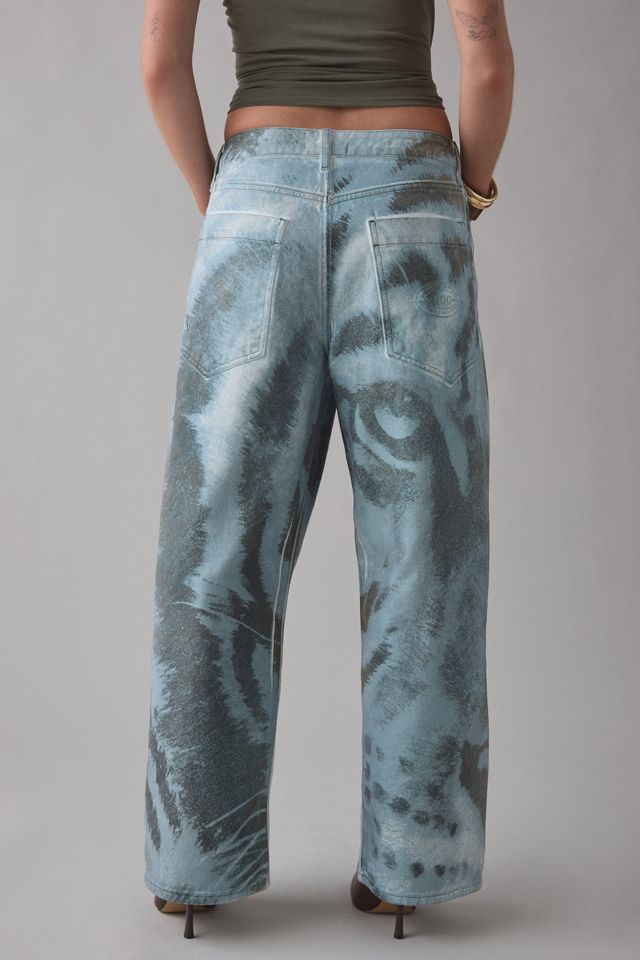 BDG Jaya Printed Baggy Boyfriend Jean #1