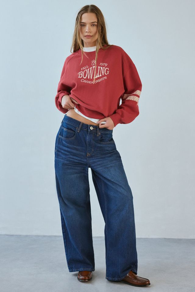 BDG Tasha Bowling Graphic Crew Neck Pullover #1