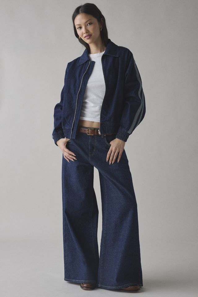 BDG Dani Denim Bomber Jacket