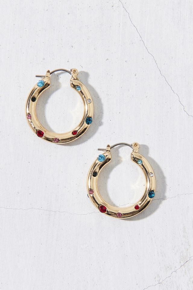 Gem Hoop Earring | Urban Outfitters