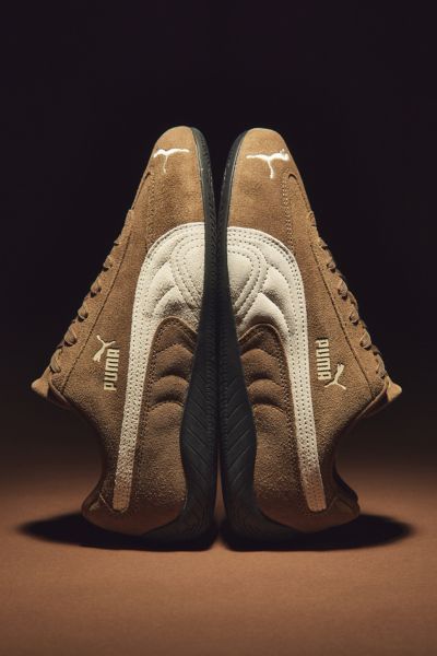 Puma Speedcat Archive Brown Sneakers With Side Logo In Suede Unisex In Brown
