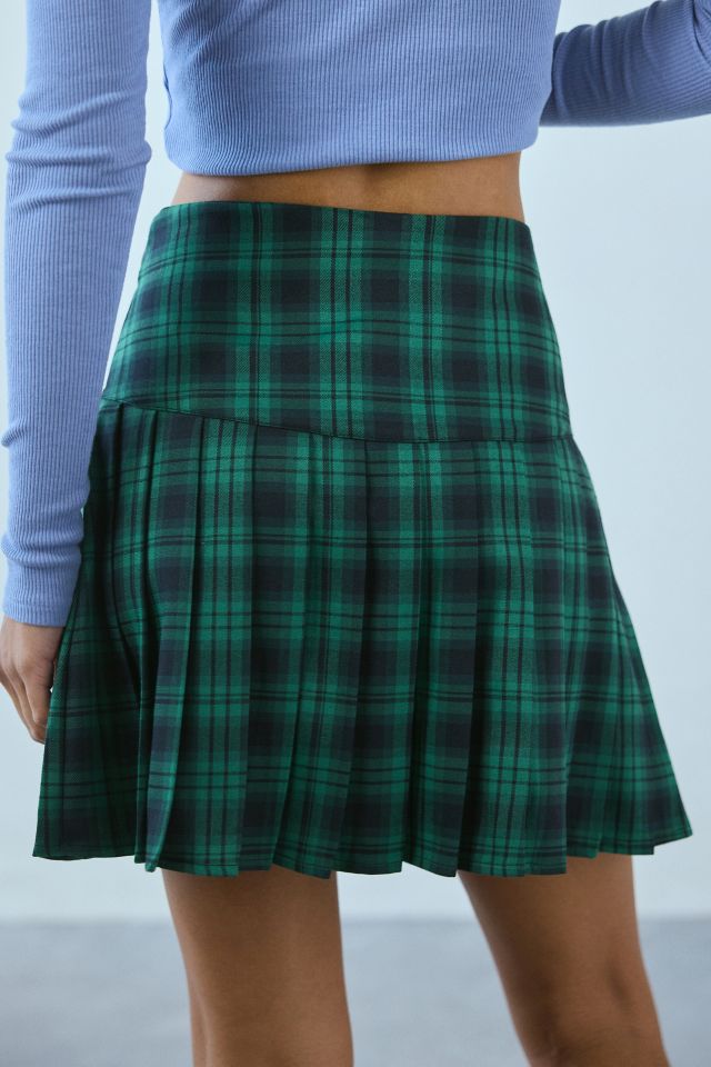Neon Rose Macy Plaid Tartan Pleated Mini Skirt #2