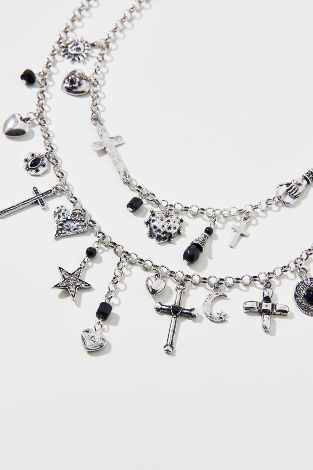 Ensemble de Colliers Superposés avec Breloques Micki #1