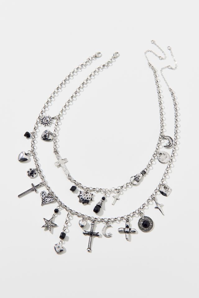 Ensemble de Colliers Superposés avec Breloques Micki #2