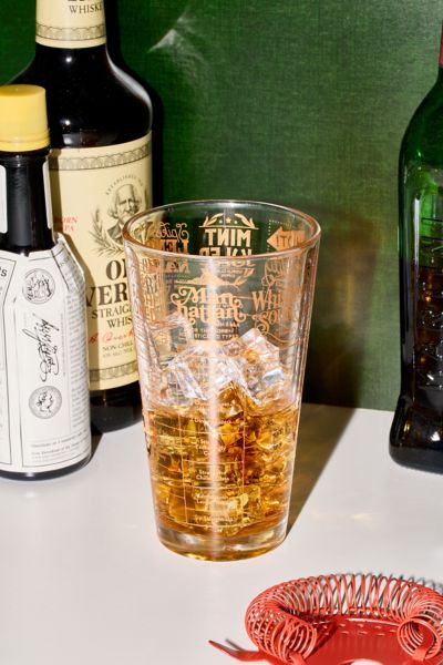 Urban Outfitters Good Measure Whiskey Cocktail Recipe Glass In Clear At