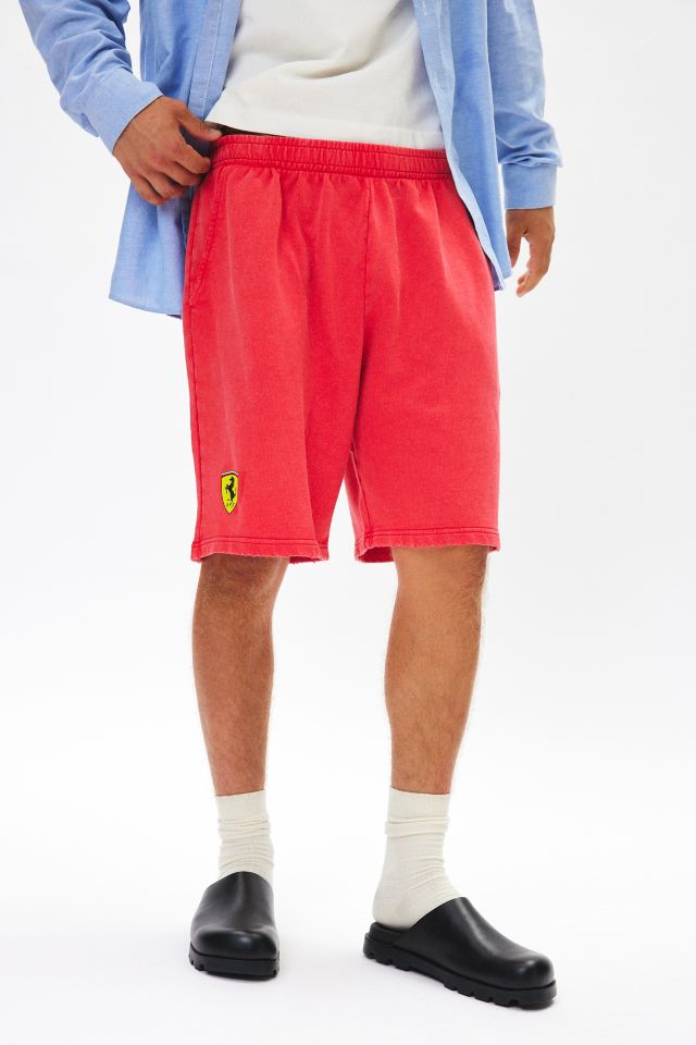 Puma ferrari shorts gold on sale