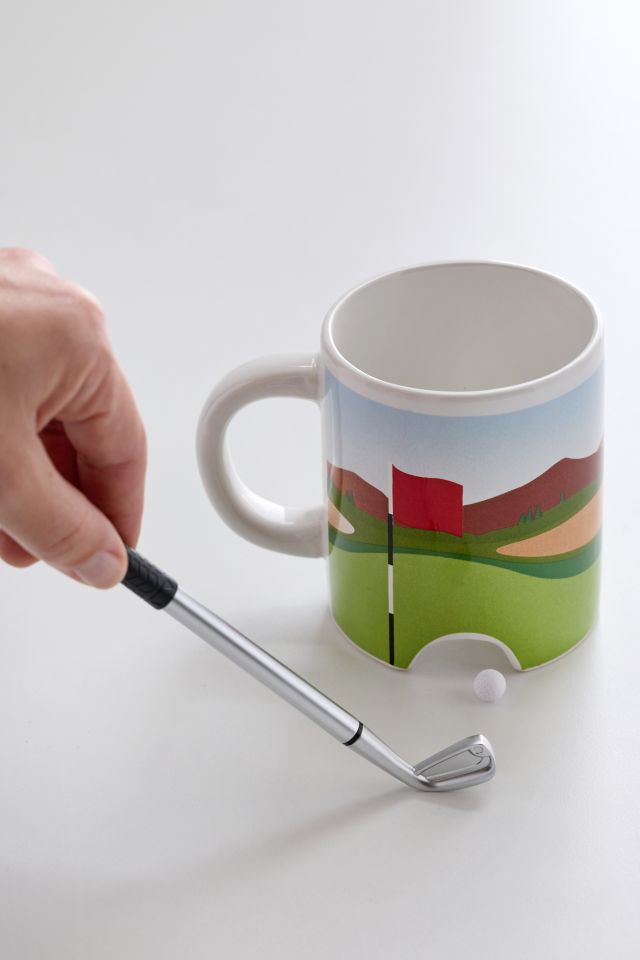 Golf Putter Mug & Pen Set #2