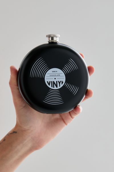 Record Hip Flask