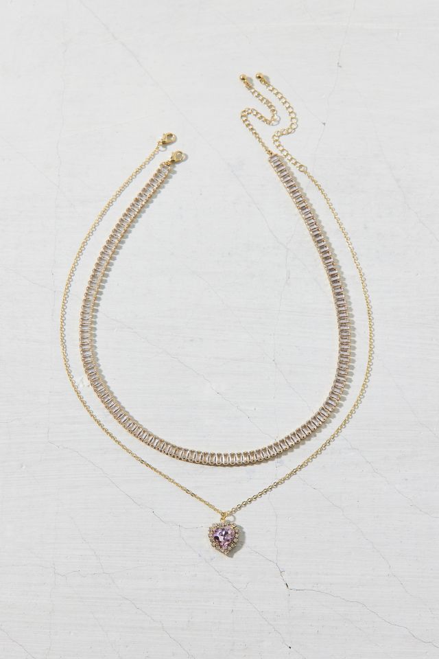 Penelope Rhinestone Layered Necklace #2