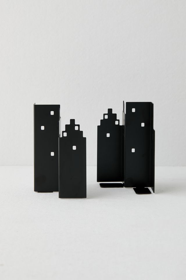 City Skyline Bookend Set #1