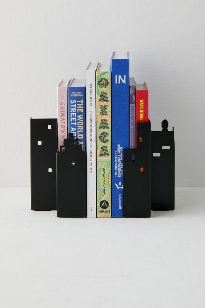 City Skyline Bookend Set