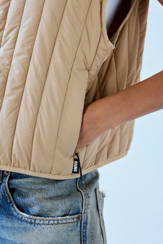 RAINS Banja Cropped Liner Vest #1