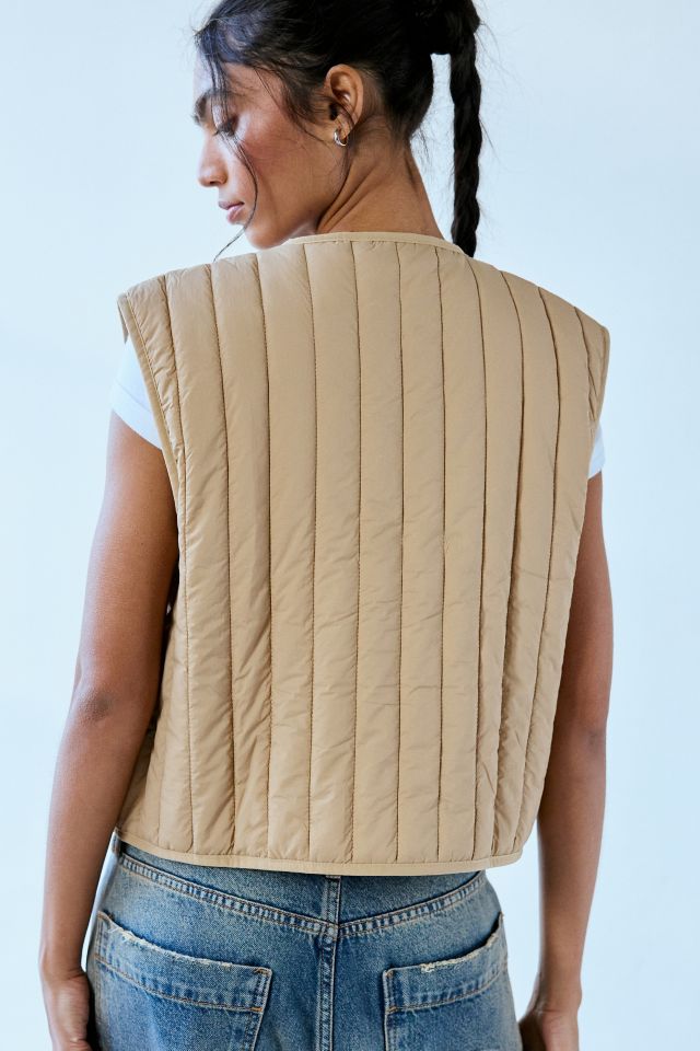 RAINS Banja Cropped Liner Vest #3
