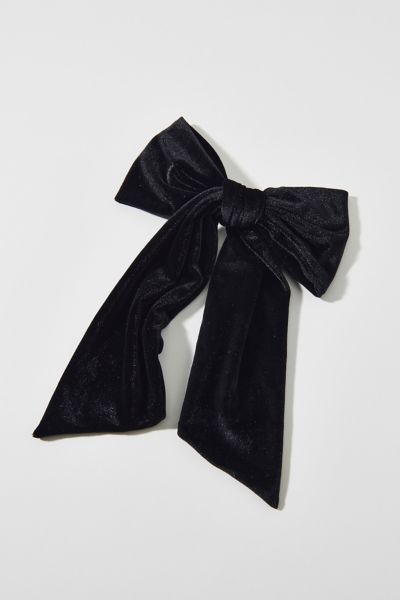 Large Velvet Hair Bow Clip