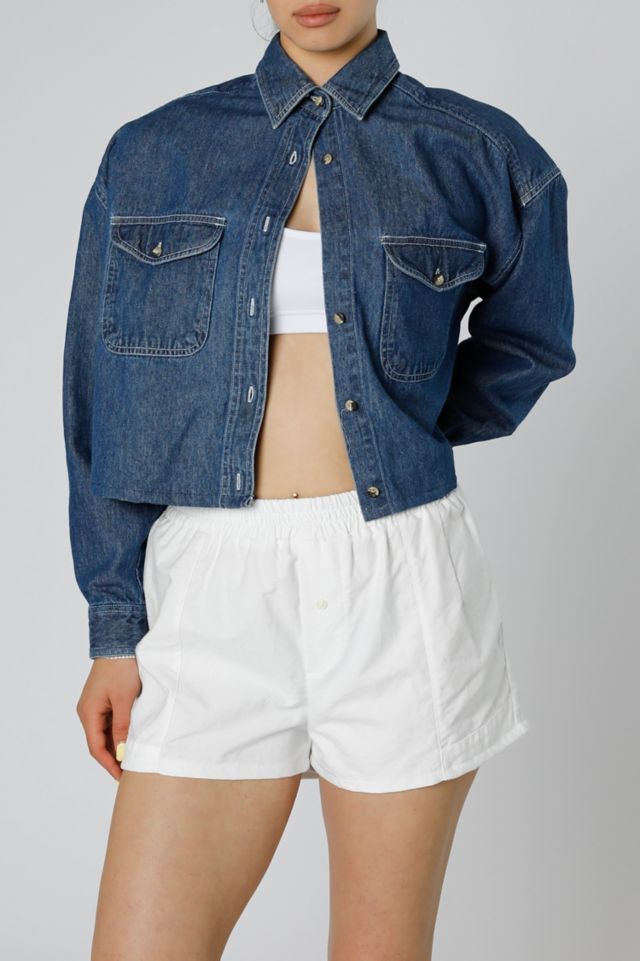 Rework Chambray Waist Crop 033 #1