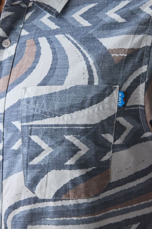 KAVU Topspot Patterned Woven Short Sleeve Shirt #3