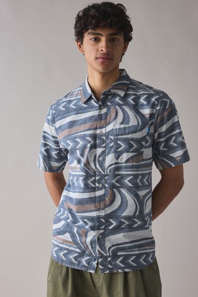 KAVU Topspot Patterned Woven Short Sleeve Shirt