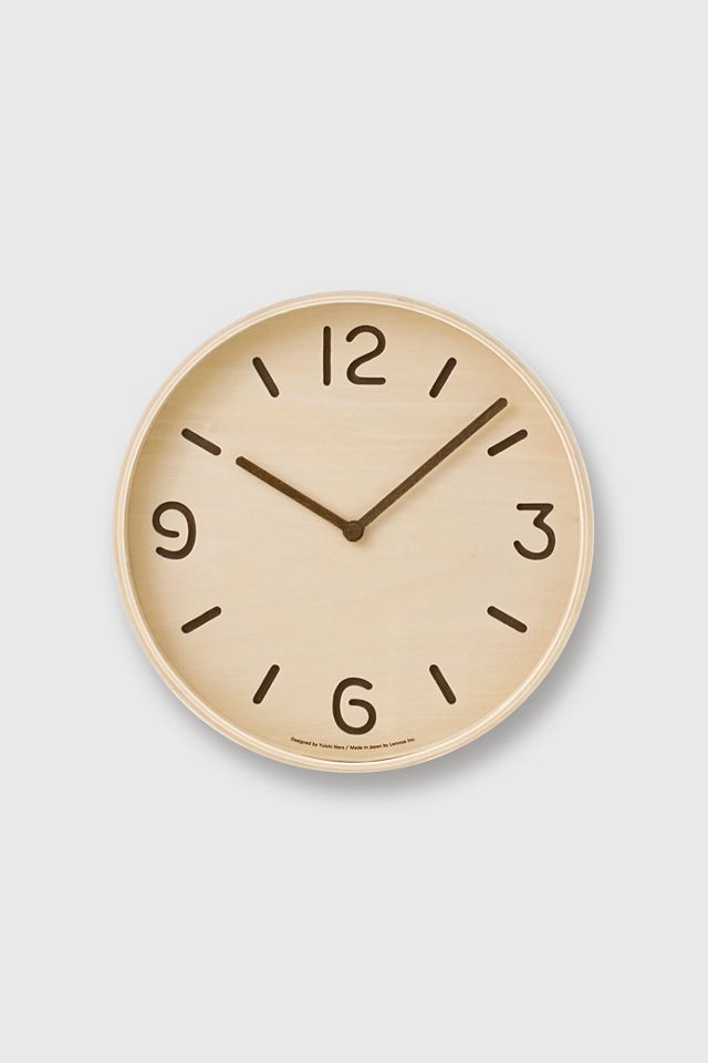 Lemnos Thomson Wooden Wall Clock #1