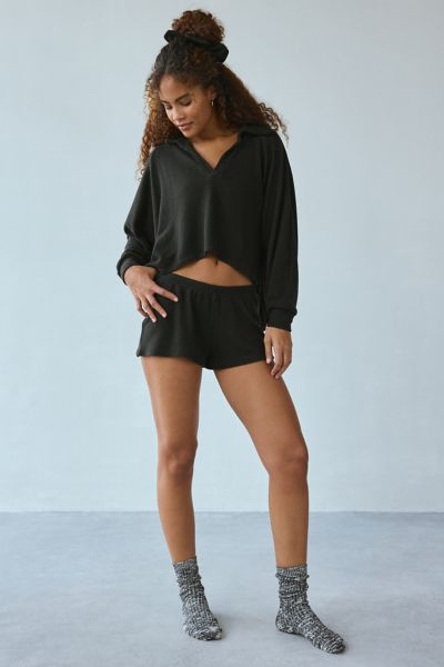 Out From Under Cosima Cozy Waffle Knit Shortie