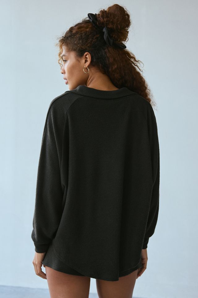 Out From Under Cosima Cozy Collared Top #3